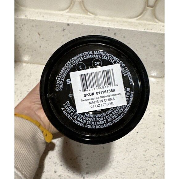 Starbucks 2024 Wicked Defying Gravity 24oz Tumbler Cold Glow in the Dark - Picture 4 of 4